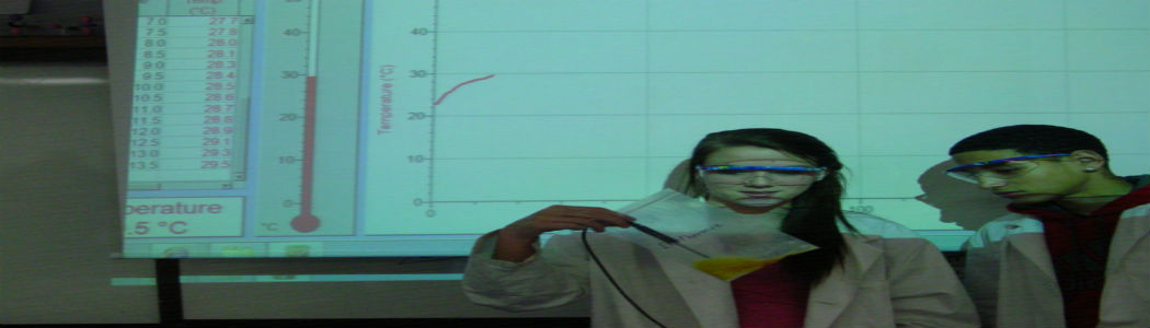 Amanda Frank and Jamaal Hayes observe an Exothermic Reaction